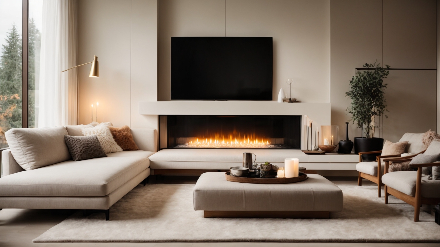 fireplace for an apartment