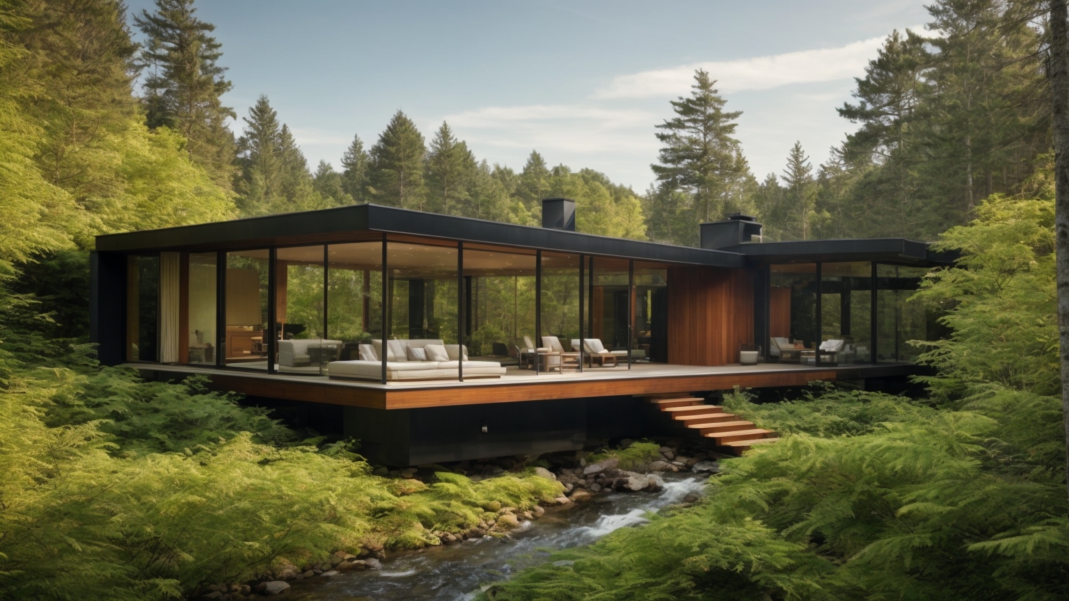 modern nature house design