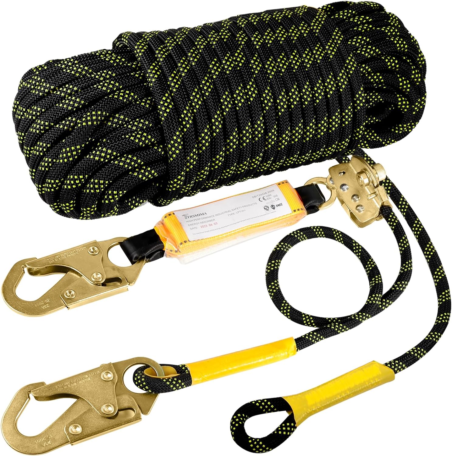 TRSMIMA Rope Harness Safety Lanyard
