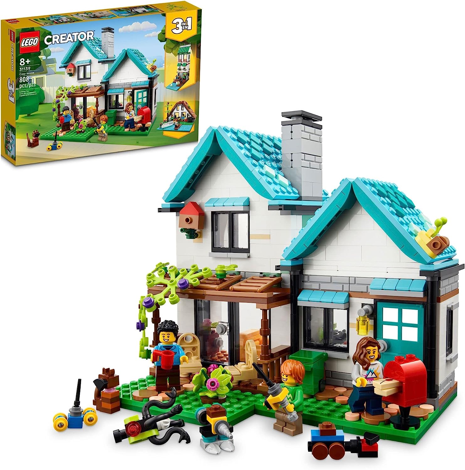 LEGO Creator 3 in 1 Cozy House Building Kit