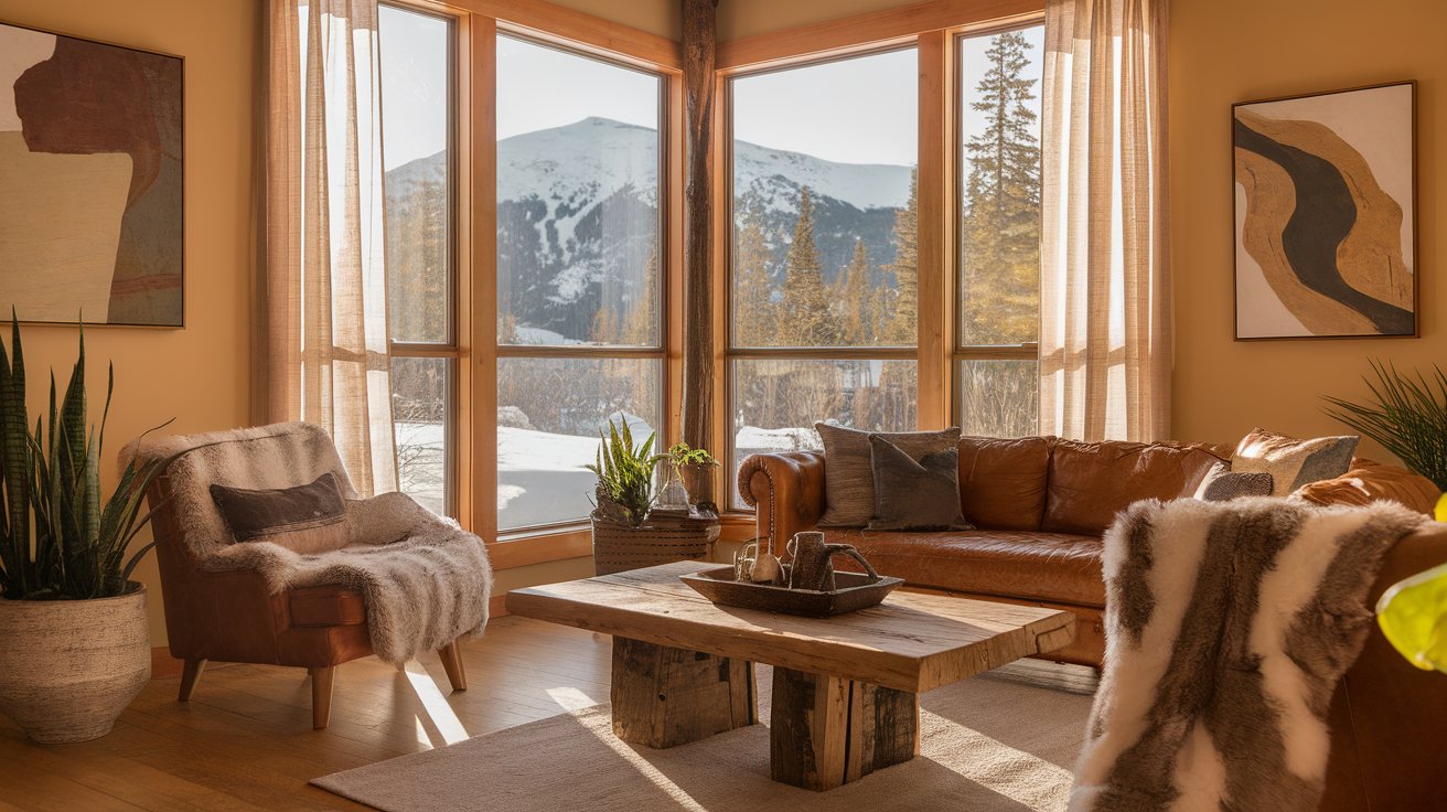 How to Create Cozy Interior in Eagle River by Bringing Alaska Nature Design Indoors