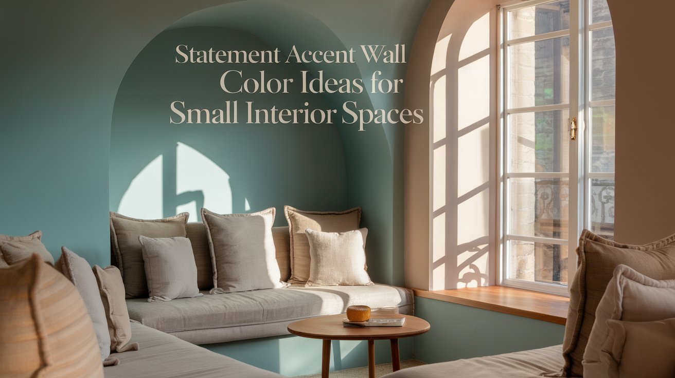 Statement Accent Wall Color Ideas for Small Interior Spaces