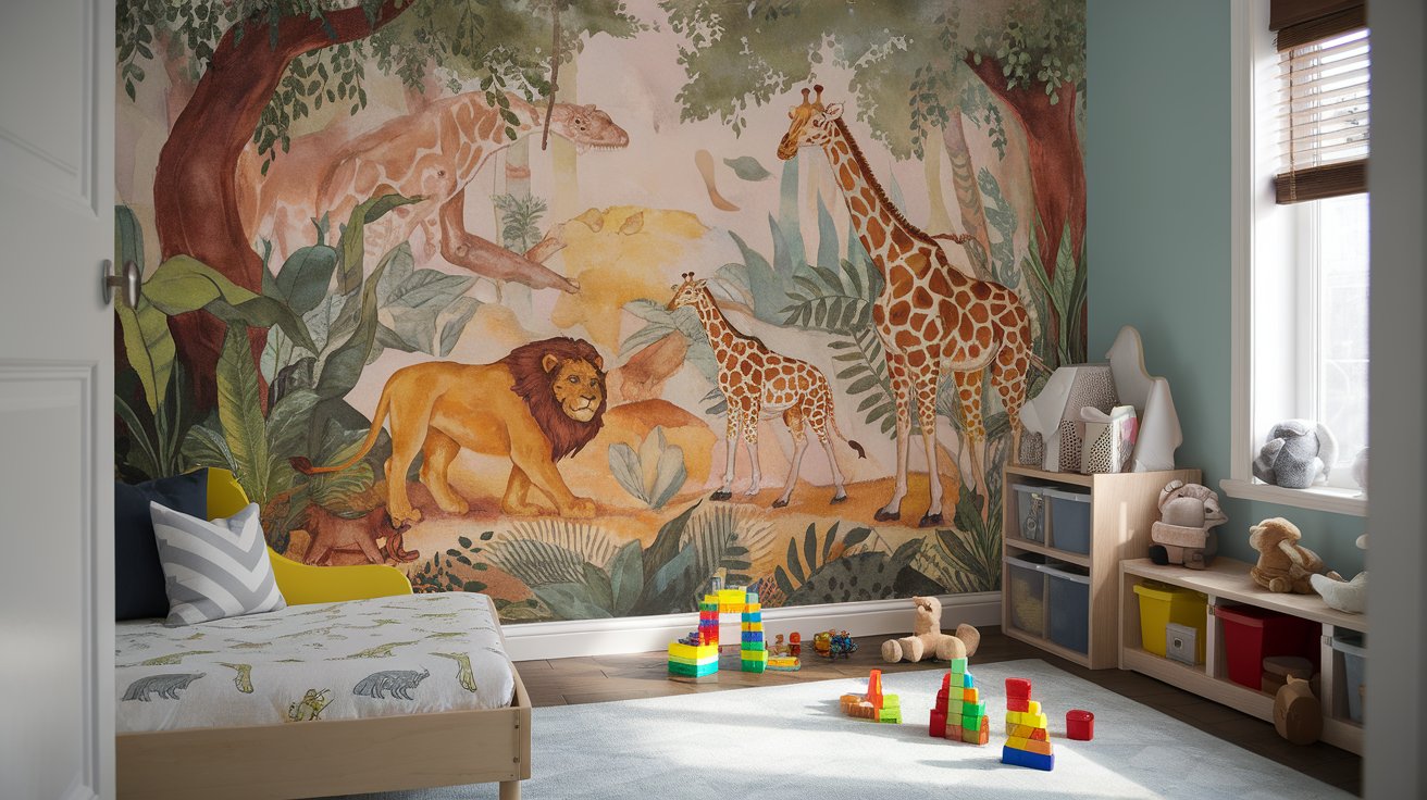 Bold Wall Mural Concepts for Kids Bedroom Mural Ideas