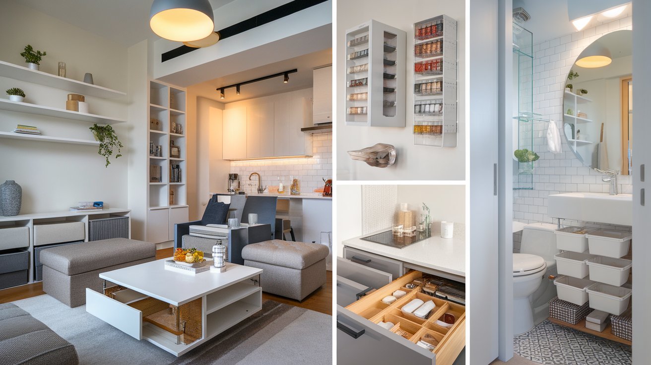 Efficient Solutions for Small Apartments Storage Ideas