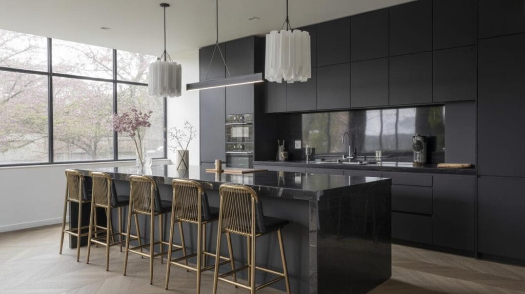 Modern Black Kitchen Design Ideas For Bold And Luxurious Interiors ...