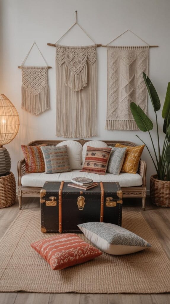 Transform Your Space With Bohemian Living Room Elements – Hello Homey!