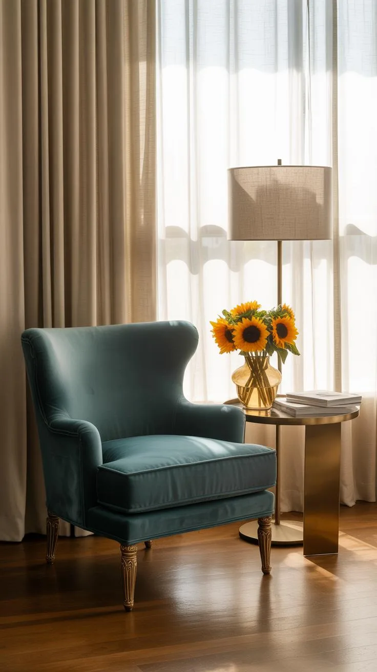 0084 1 a photograph of a plush velvet armchair zrHZ bY9TiWW2oIZIM 5dw GyQPVfvQnmQbH8BdrBS6A