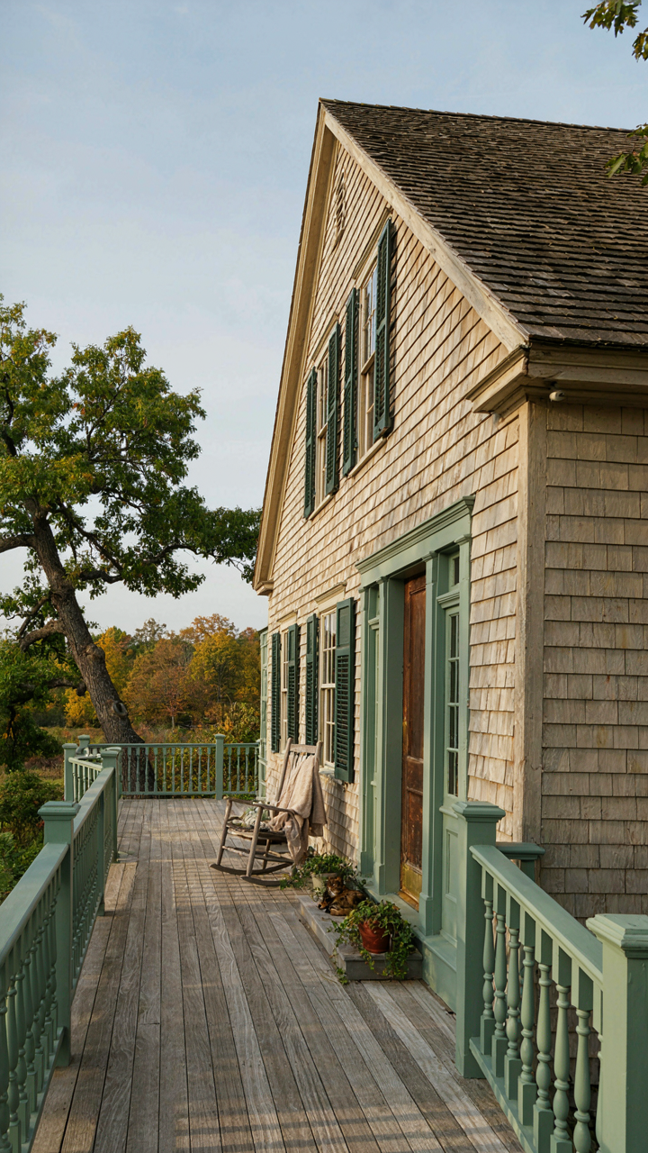 An original, well-maintained wraparound porch enhances a historic cottage's value.